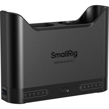 SmallRig 5491 - dwukanałowa ładowarka do akumulatorów Nikon EN-EL15c